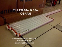 Lampu LED Tube 18W 120cm dan 10W 60cm Merk OSRAM